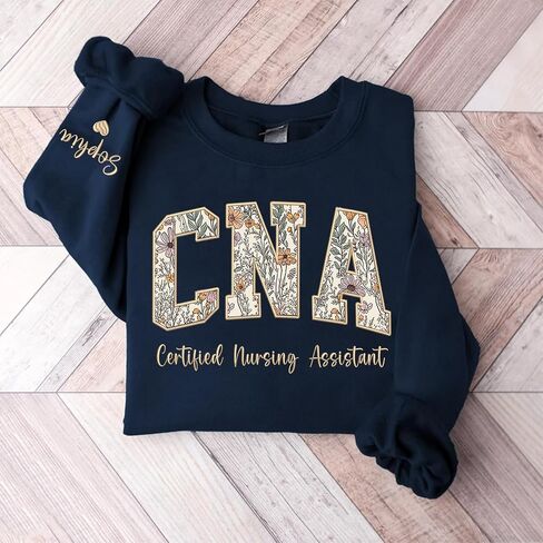 UrbanNEST Personalized Embroidery Applique Nurse Sweatshirt for Women, Registered Nurse Sweater, Nurses Gifts, Christmas 2025 in Saudi Arabia