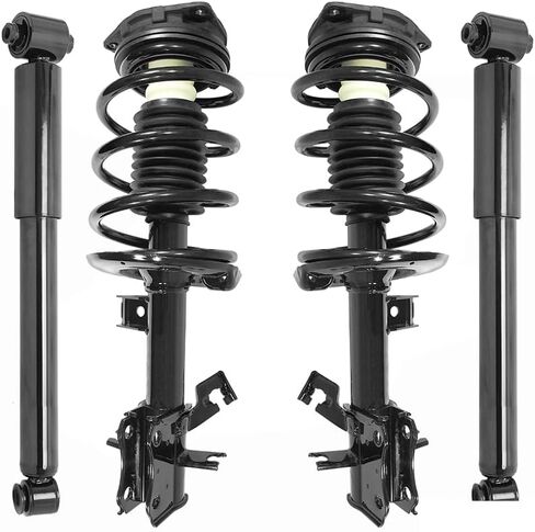 COMPLETESTRUTS - مجموعات دعامة أمامية سريعة كاملة مع نوابض لولبية واستبدال ممتص الصدمات الخلفي لسيارة نيسان سنترا 2007-2012 - مجموعة من 4 قطع in Saudi Arabia