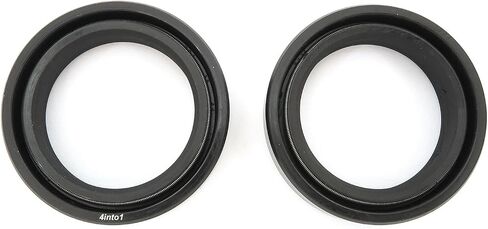 4into1 Pack of 2 - Motorcycle Fork Oil Seals - 35X48X11 - Fits Honda Kawasaki Suzuki Yamaha Harley Davidson and More in Saudi Arabia