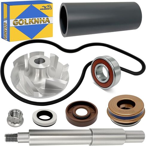 Water Pump Rebuild Kit Impeller w/Shaft and Water Pump Seal Driver Tool for Polaris Sportsman 600 700 800 Ranger 700 800 in Saudi Arabia