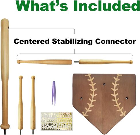 Baseball Drip Necklace Organizer and Ring Holder Softball Championship Ring Display Stand Baseball Bat Jewelry Organizer with DIY Name Stickers Baseball Lifestyle Gift for Fans in Saudi Arabia