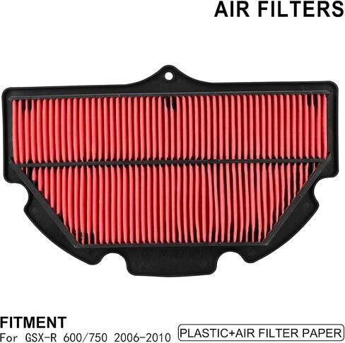 Motorcycle Air Filters Filter Cartridge Intake Cleaner For GSX-R 600/750 2006-2010 GSXR600/GSXR750 Street Bike Motorbike in Saudi Arabia