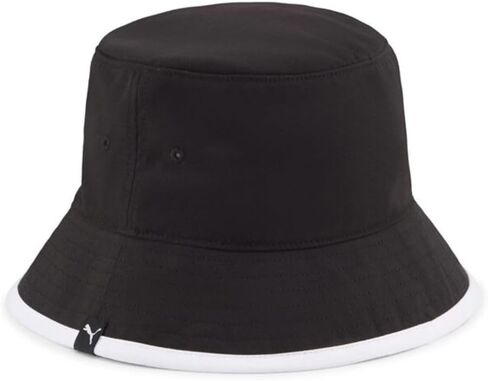 قبعة BMW M Motorsport Bucket HAT باللون الأسود مع لون أبيض متباين in Saudi Arabia