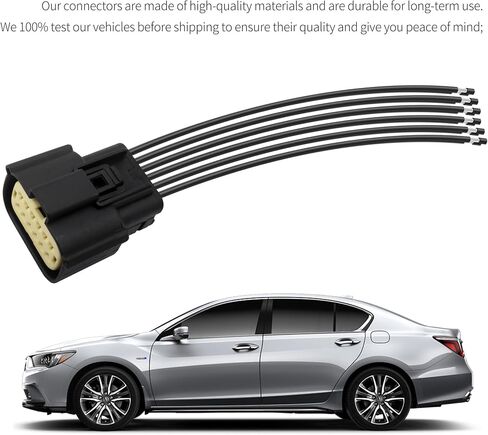 HiSport 68364272AA 2PCS Halogen Headlight Connector Harness Pigtail Compatible with Dodge Charger 2015-2018 in Saudi Arabia