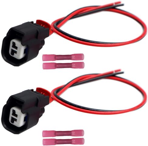 2pcs 2-Pin Side Marker Light Connector Pigtail Compatible with Cadillac ATS 2013-2019 Harness Wiring Plug 34062-0028 in Saudi Arabia