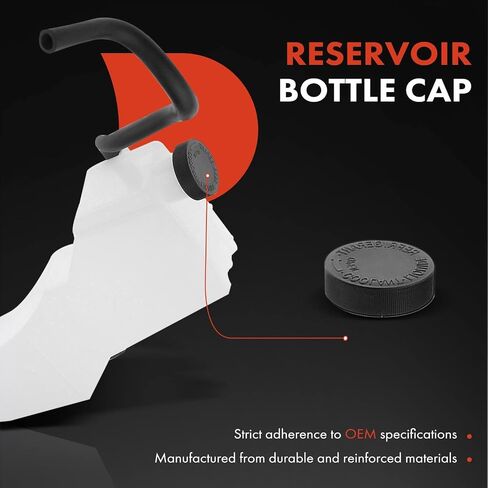 A-Premium Engine Coolant Overflow Recovery Reservoir Tank [with Cap & Tubing] Compatible with Nissan Sentra 2017 2018 2019, 1.6L, Replace for# 217104FU0A in Saudi Arabia