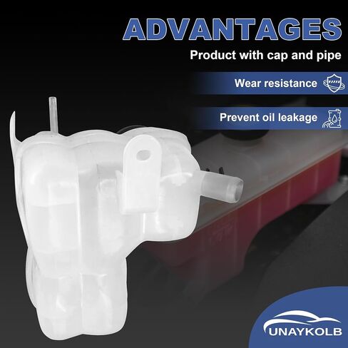 603-028 Coolant Reservoir Tank With Cap Compatible With 2003-2010 Ford Expedition/F-150/F-250/Lobo 2003-2008 Lincoln Mark LT/Navigator 5L3Z8A080AA in Saudi Arabia