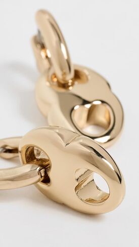 Tory Burch Women's Small Gemini Link Hoop Earrings in Saudi Arabia