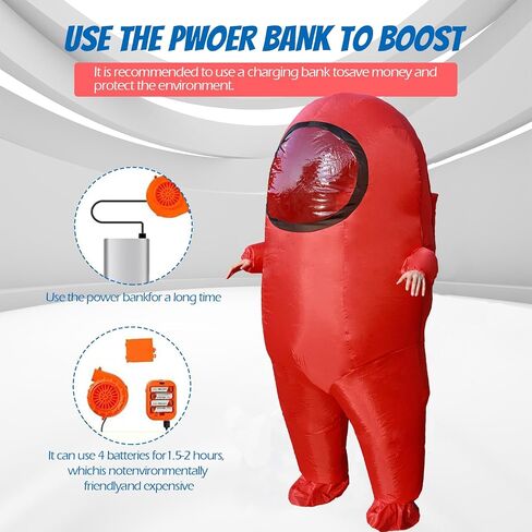 Inflatable Costume for Adults Funny Halloween Spacesuit Costume for Astronaut Enthusiasts in Saudi Arabia