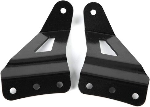 KIMISS Curved LED Light Bar Brackets, 52in 1 Pair of Upper Windshield Metal Lamp Support Bracket for Ford F250 F350 4WD 2WD 1999‑2015 in Saudi Arabia