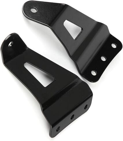 KIMISS Curved LED Light Bar Brackets, 52in 1 Pair of Upper Windshield Metal Lamp Support Bracket for Ford F250 F350 4WD 2WD 1999‑2015 in Saudi Arabia