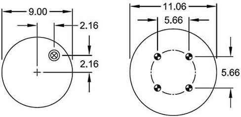عبوتان من حقيبة الزنبرك الهوائي TORQUE Trailer (تحل محل Firestone 9265، W01-358-9265، Goodyear 1R12-375) (2 × TR9265) in Saudi Arabia