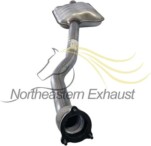 Northeastern Exhaust | Stainless Steel - Exhaust Muffler Compatible for Audi A4 2009-2013, A4 Quattro 2009-2012, A5. A5 Quattro 2010-2011 2.0L | Automotive Replacement Part | Free Sleeve Included in Saudi Arabia