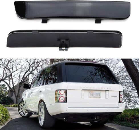 iJDMTOY Dark Smoked Rear Bumper Reflector Lenses Compatible With Land Rover 2003-12 Range Rover, 2008-15 Freelander 2 LR2, Replace OEM Red Reflexs in Saudi Arabia