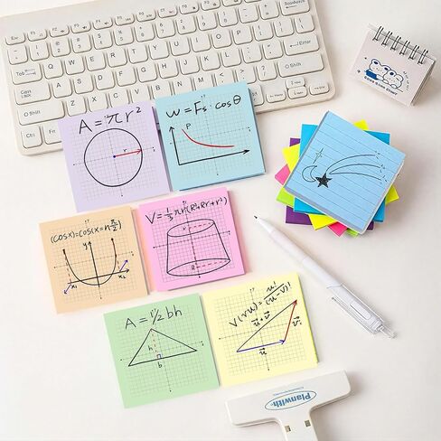 6 منصات رسم بياني ورق الملاحظات اللاصقة 4 × 4 بوصة ، ورسم بياني ملاحظات لزجة ، ورسم بياني للرياضيات ، وملاحظات صخرية للرياضيات ، وملاحظات شبكية لزجة ، ومفاتح الشبكة المصغرة ، 20 × 20 in Kuwait