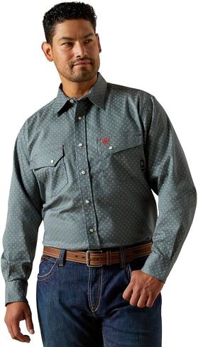 ARIAT Men's Fr Scorcese Snap Work Shirt in Saudi Arabia