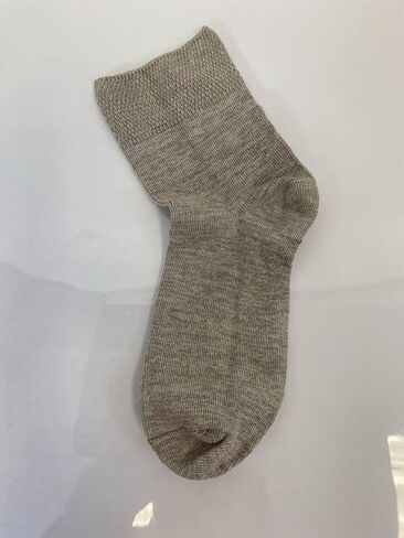 Hemp Organic Linen Crew Socks, Light Gray, Stockinette Knit, Casual Comfort, 5 Pack in Saudi Arabia