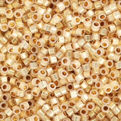 Miyuki Delica Beads, Matte Cream in Kuwait