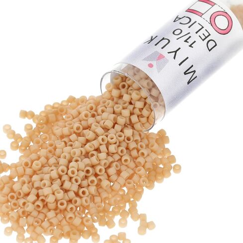 Miyuki Delica Beads, Matte Cream in Kuwait