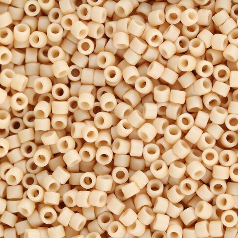 Miyuki Delica Beads, Matte Cream in Kuwait