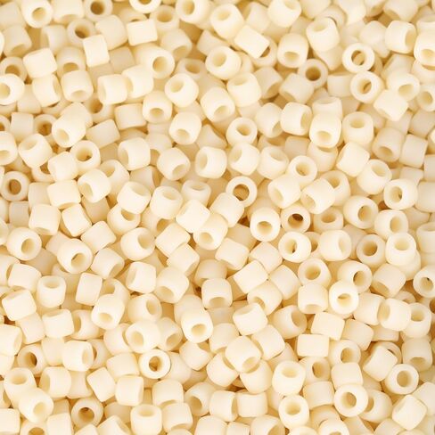 Miyuki Delica Beads, Matte Cream in Kuwait