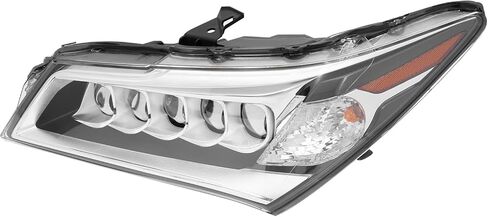 مجموعة المصابيح الأمامية LED الكاملة لـ 2014-2016 Acura MDX، نماذج LED فقط، المصابيح الأمامية اليسرى + اليمنى مع المصابيح، الاستبدال المباشر in Kuwait