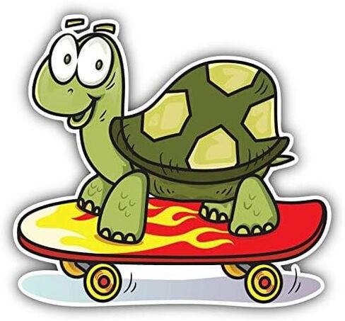 Funny Turtle Skateboard Round Metal 0.75" Lapel Pin Hat Shirt Pin Tie Tack Pinback in Saudi Arabia