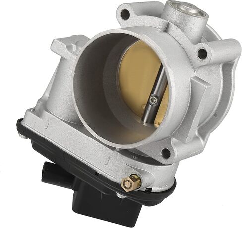 Motoforti Electronic Throttle Body Assembly for Ford F-150 STX, XL, XLT 4.6L V8 - Gas 2004-2010, Metal, Plastic,Silver Tone, Black Replace 7T4Z9E926FA in Saudi Arabia