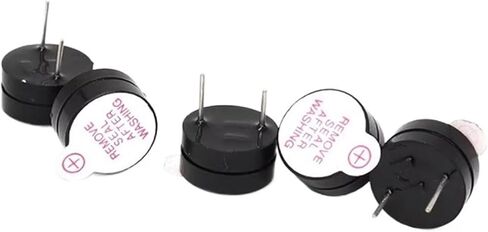 10pcs Ultra Thin 12065 12mm*6.5mm Active Buzzer 3V 5V 12V Magnetic Long Continous Beep Tone Sounder(12065 5V) in Saudi Arabia