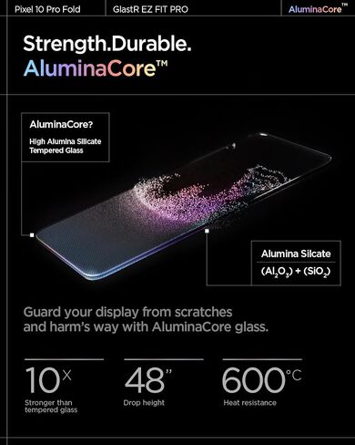 Spigen Tempered Glass Screen Protector [GlasTR EZ FIT] designed for Pixel 9 / Pixel 9 Pro [Case Friendly] - 2 Pack in Saudi Arabia