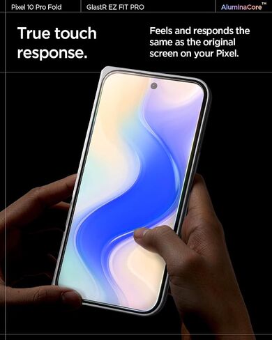Spigen Tempered Glass Screen Protector [GlasTR EZ FIT] designed for Pixel 9 / Pixel 9 Pro [Case Friendly] - 2 Pack in Saudi Arabia