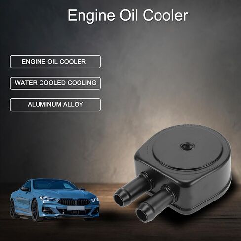 Engine Oil Cooler for Ford Escape No.1S7Z6A642AAA | Transmission Oil Cooler Black Aluminum Alloy 1 Pc for Mercury Mariner in Saudi Arabia