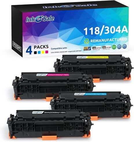 INK E-SALE Compatible Toner Cartridge Replacement for Canon 045H CRG 045 H High Yield K C M Y Color Toner Ink Set for Canon ImageClass MF634Cdw MF633Cdw MF632Cdw MF635Cx LBP612Cdw LBP613Cdw Printer in Kuwait