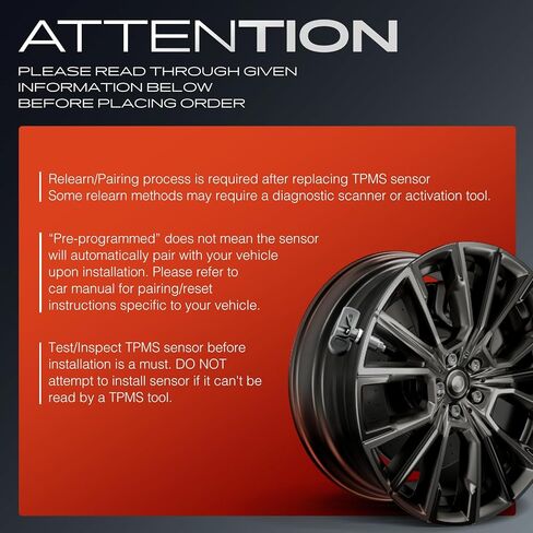 A-Premium 4PCS Pre-Programmed TPMS Sensor Tire Pressure Monitoring Sensor - Compatible with Kia Forte 2019 2020 2021 2022 2023 2024-433MHz - Replace 52940-J7000, 52940J7000 in Saudi Arabia