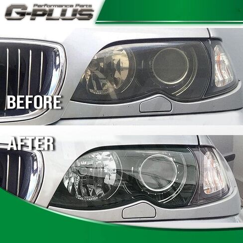 G-PLUS Headlight Headlamp Lense Cover, Compatible with BMW F01 F02 7 Series 740i 740Li 750i 750Li 760i 760Li 2009-2015, Clear Lens Left Right Side 1 Pair in Kuwait