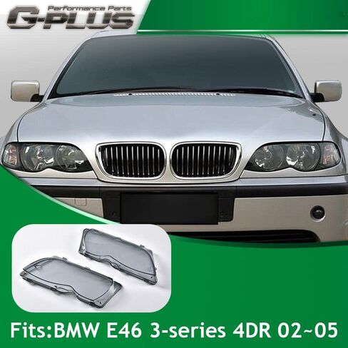 G-PLUS Headlight Headlamp Lense Cover, Compatible with BMW F01 F02 7 Series 740i 740Li 750i 750Li 760i 760Li 2009-2015, Clear Lens Left Right Side 1 Pair in Kuwait