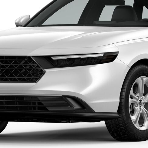 لون دخان الفينيل المقطوع مسبقًا من SlickMod للمصباح الأمامي Honda Accord 2023-2024 (4. علامة جانبية للمصابيح الأمامية، 20% دخان داكن) in Saudi Arabia