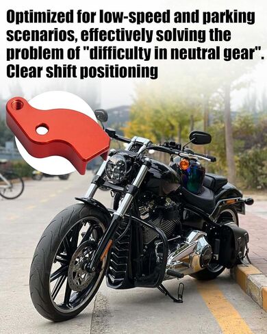CAQ Motorcycle Neutral Gear Assist Kit Fit for Harley Touring Softail 2018+, Aluminum Alloy Neutral Shift Auxiliary, Black in Kuwait