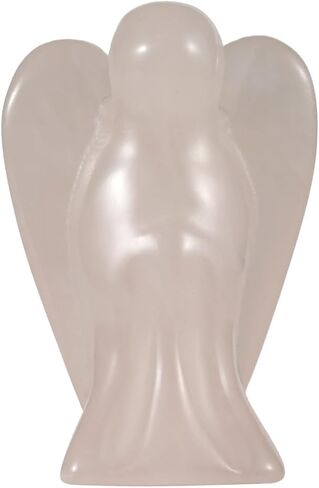 Cute Amethyst Angel Crystals Healing Healing Reiki Pocket Angel Figurine Polished Healing Gemstone Hand Carved Statue Spiritual Gift for Meditation &Home Decor(1Inch). in Kuwait