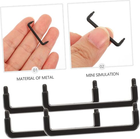 12Pcs Miniature Drawer Handles Antique Style Tiny Door Handles for Dollhouse Furniture for DIY Mini House Accessories for Collectors in Saudi Arabia