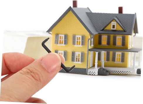 12Pcs Miniature Drawer Handles Antique Style Tiny Door Handles for Dollhouse Furniture for DIY Mini House Accessories for Collectors in Saudi Arabia