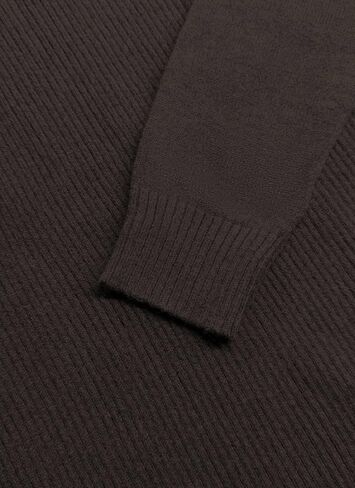 LOZ Women's Crew Neck Ribbed Knit Sweater Fashion 2025 Pullover Long Sleeve Solid Color Casual Loose Jumper Tops in Kuwait