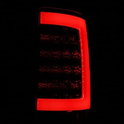 AKKON - For 07-14 GMC Sierra 1500 2500 3500HD Pickup Black Bezel Smoked Lens C-Shape LED Tail Brake Light in Saudi Arabia