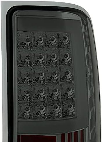 AKKON - For 07-14 GMC Sierra 1500 2500 3500HD Pickup Black Bezel Smoked Lens C-Shape LED Tail Brake Light in Saudi Arabia
