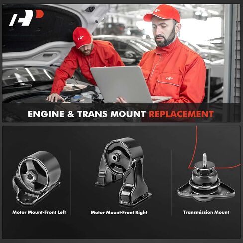 A-Premium 3PCS Engine Motor and Transmission Mount Kit Compatible with Hyundai Elantra 2009 2010 2011 2.0L, Automatic Transmission, Replace # 219102H150, 218100Q000 in Saudi Arabia