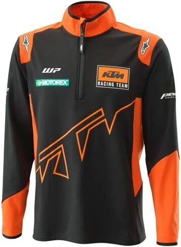 KTM Team Thin Sweater (Small) Black/Orange in Saudi Arabia