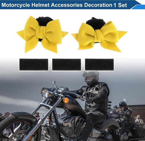 Motorcycle Helmet Accessories Decoration Cat Ear Bow for Motorcycle Bicycle Skiing Helmets Plush Stickers 1 Set in Saudi Arabia