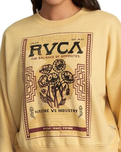 سويت شيرت نسائي من RVCA بتصميم Court Crew in Saudi Arabia
