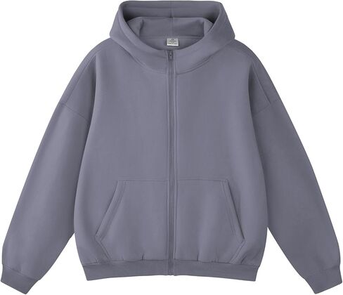 FAIABLE Womens Zip Up Hoodies with Pockets Oversized Sweatshirt Winter Long Sleeve Jackets Fleece Fall Outfits 2025 in Kuwait