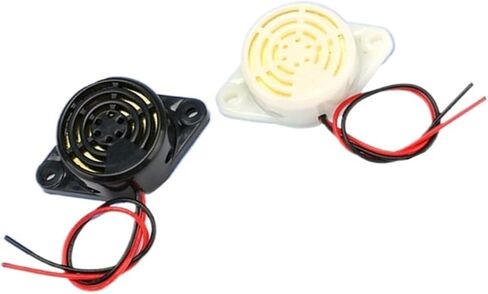 1PCS Great IT 95DB Alarm High-Decibel 3-24V 12V Electronic Buzzer Beep Alarm Continuous Beep for SFM-27 HYT-3015(White) in Saudi Arabia